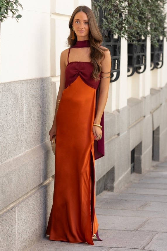 Vestido Wollaston teja
