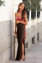 Vestido Wollaston marrón