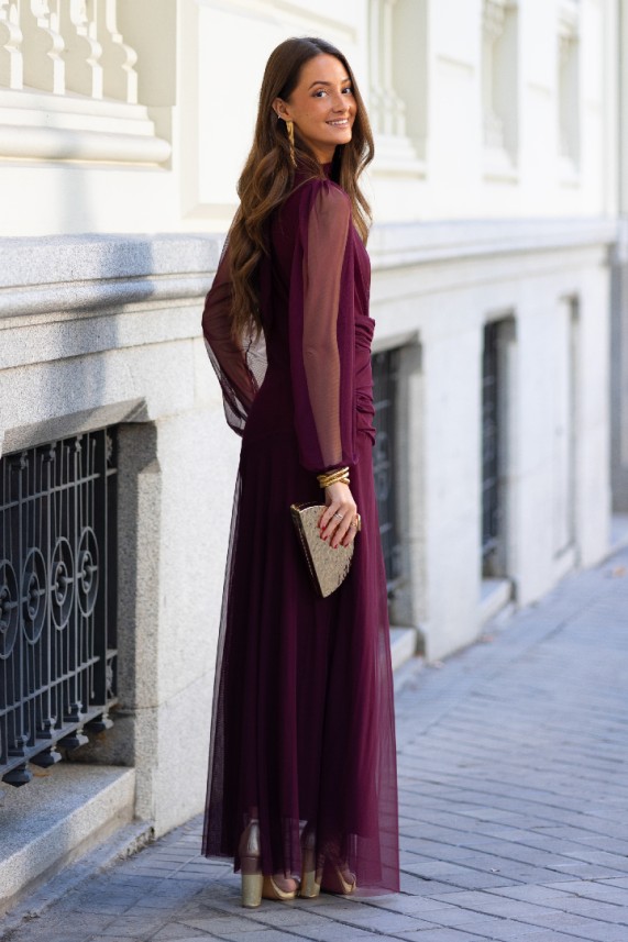 Vestido Henders burdeos