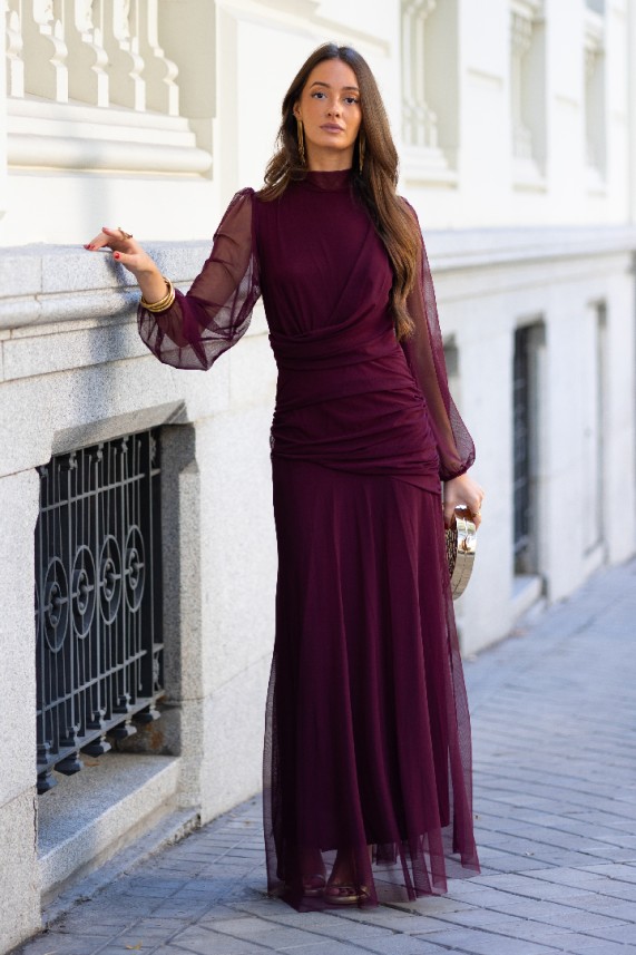 Vestido Henders burdeos