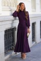 Vestido Victoria berenjena