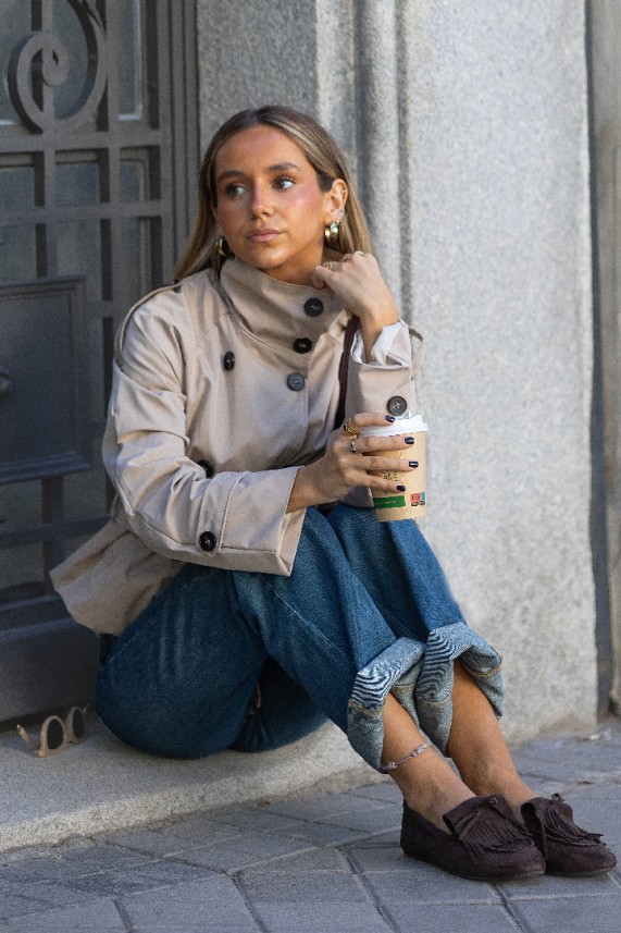Gabardina Quinty beige