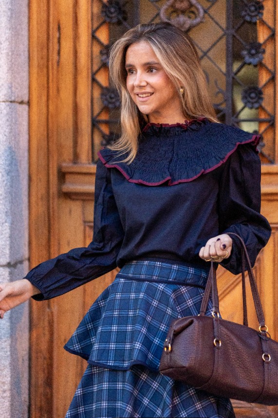 Falda Bodin azul