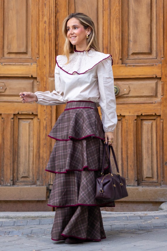 Falda Bodin marrón