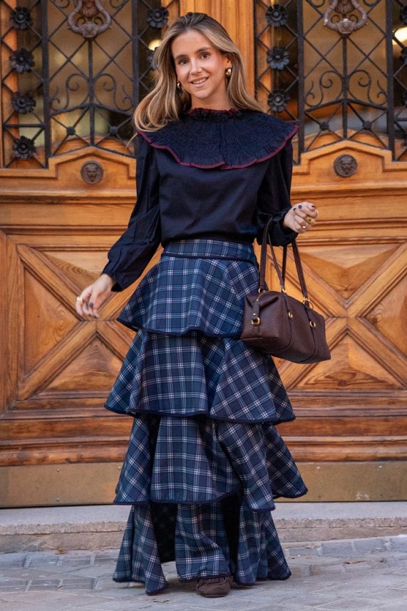 Blusa Hakone negro