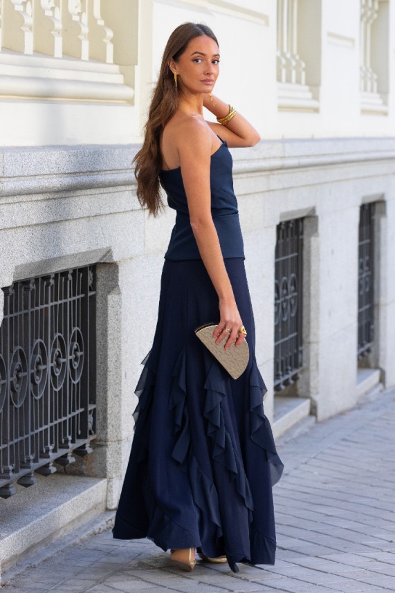 Top Zaters azul marino