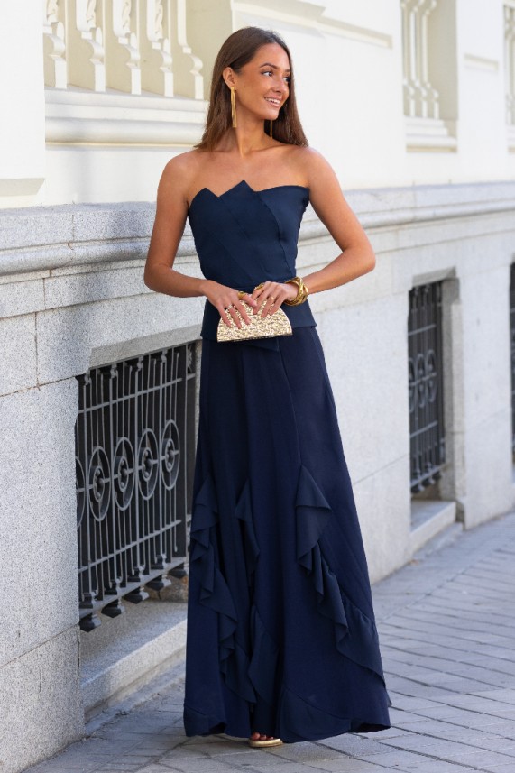 Falda Cornella azul marino