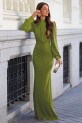Vestido Quagli verde pistacho
