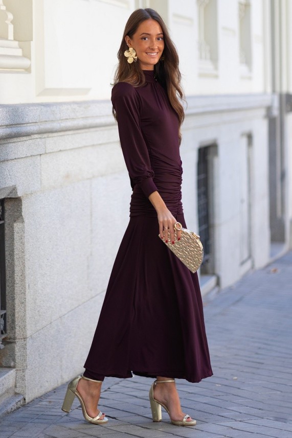 Vestido Victoria berenjena