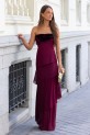 Vestido Lyson burdeos