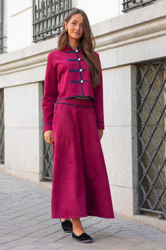 Conjunto Soldier burdeos
