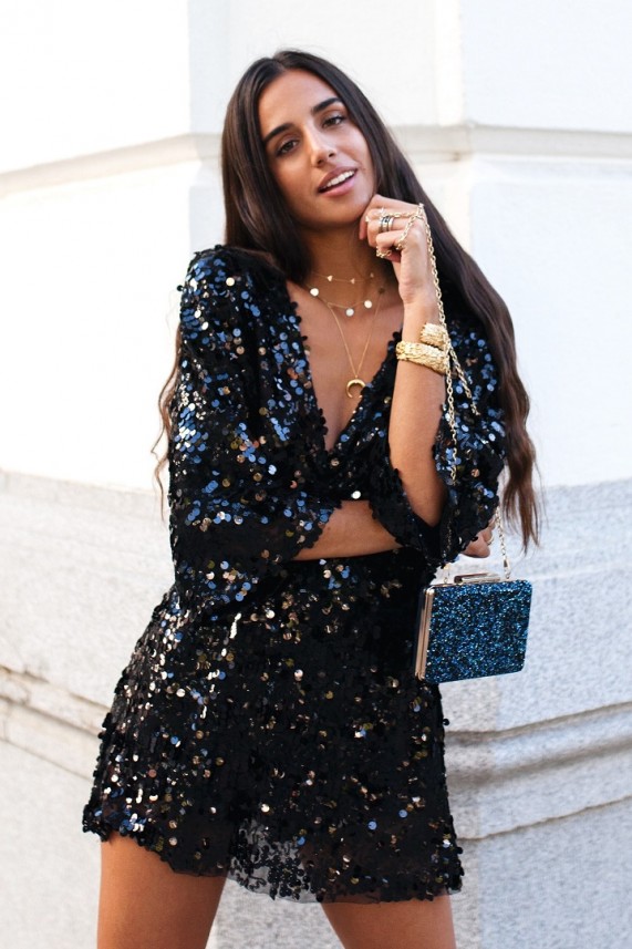 Vestido Indico negro