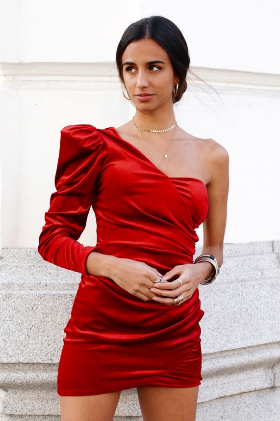 Vestido Fontane rojo