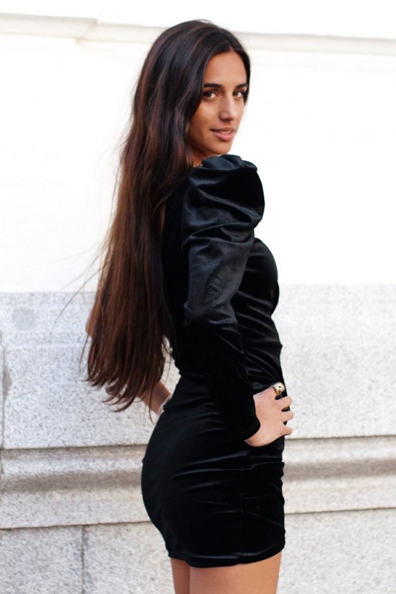 Vestido Fontane negro